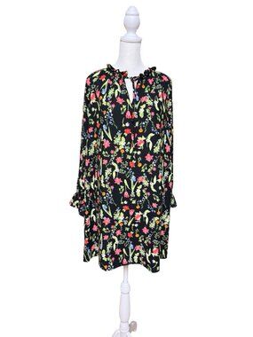 knee length dresses for ladies Resorts Yellow Linen Blend Maxi Dress - US 8